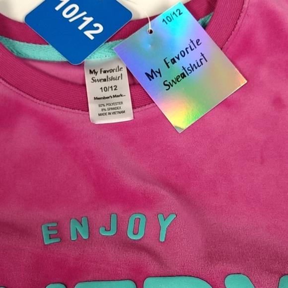 Girl's My Favorite Long Sleeve Top - Picture 2 of 6